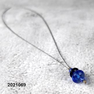 2021069 - Blue Hand Made Spinning Wheel Flyer Threader