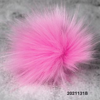 2021131B - Faux Fur Pom Pom with Elastic Loop - Large