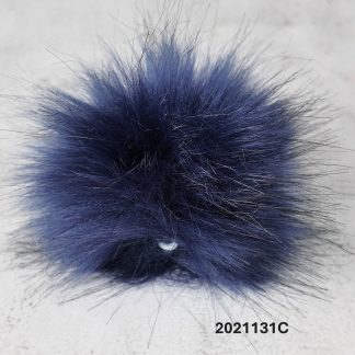 2021131C - Faux Fur Pom Pom with Elastic Loop - Large