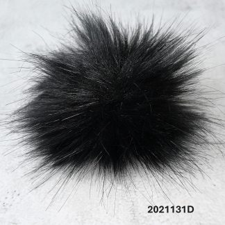 2021131D - Faux Fur Pom Pom with Elastic Loop - Large