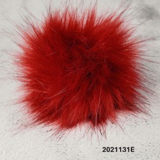 2021131E - Faux Fur Pom Pom with Elastic Loop - Large