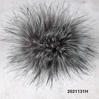 2021131H- Faux Fur Pom Pom with Elastic Loop - Large