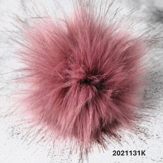 2021131K- Faux Fur Pom Pom with Elastic Loop - Large