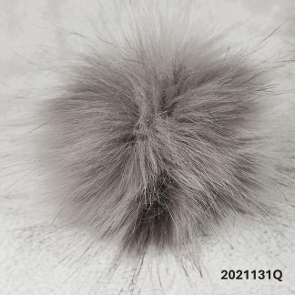 2021131Q- Faux Fur Pom Pom with Elastic Loop - Large