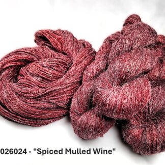 2026024 - 8 Ply Hand Dyed Merino & Hemp Yarn - "Spiced Mulled Wine"